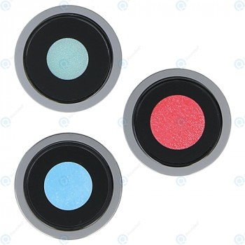 Set cadru camera + obiectiv argintiu pentru iPhone 12 Pro Max