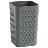 Pahar baie pentru igiena personala, Tatay Bohol S6420100, polipropilena, gri antracit, 11 x 6.5 x 6.5 cm