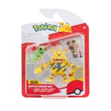 Pokemon - Set 3 figurine de actiune, Caterpie, Rockruff, Electabuzz W21