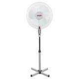 Ventilator cu picior Zass ZF 1605, 41cm diametru, 45 W, Motor silentios si puternic, Culoare Alb ProDesign DailyAppliances