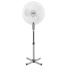 Ventilator cu picior Zass ZF 1605, 41cm diametru, 45 W, Motor silentios si puternic, Culoare Alb ProDesign DailyAppliances