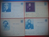 HOPCT LOT 4231 - 4 CARTI POSTALE - PERSONALITATI-ION HELIADE RADULESCU-NICOLAE BALCESCU-AL G GOLESCU -MIHAIL KOGALNICEANU -NECIRCULATE, Necirculata, Printata