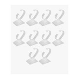 Cumpara ieftin Set 100 Suporturi Acrilice Transparente pentru Ceasuri &ndash; Formă C &ndash; 10 x 7 x 5