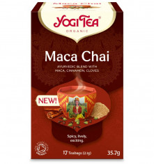 Ceai bio Maca Chai, 17x2.1g (35.7g) Yogi Tea foto