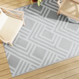 VidaXL Covor de exterior, ARAKIL gri, 160x230 cm, PP