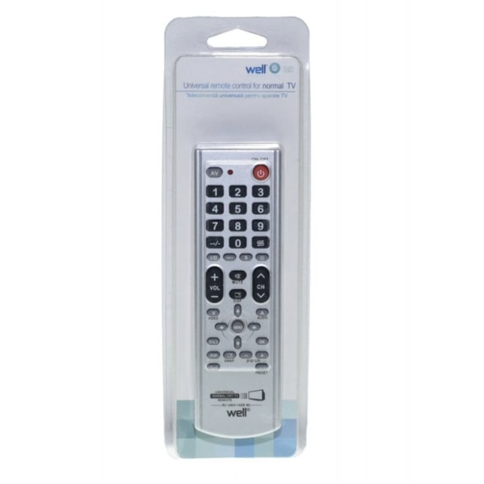 Telecomanda TV universala model 14SR-WL, Argintiu