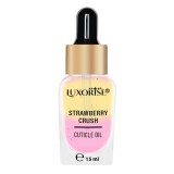 Cumpara ieftin Ulei cuticule bifazic Strawberry Crush - LUXORISE,15ml