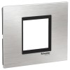 Rama Ornament 2M inox Schneider Eazy Styl argintiu negru LMR7762031