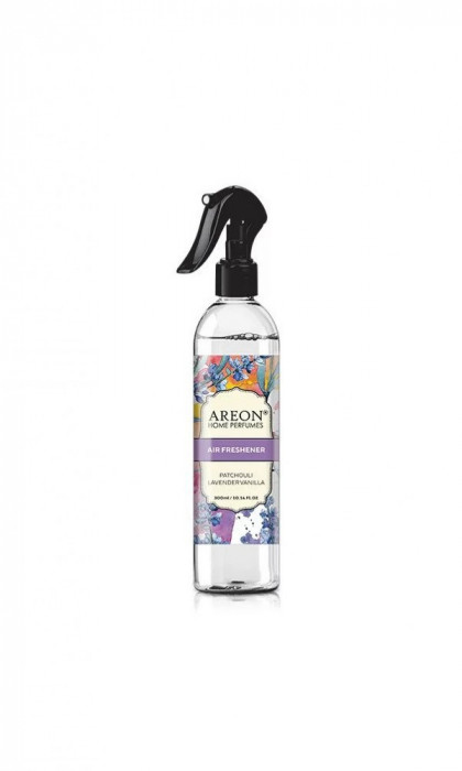 Odorizant Casa Areon Home Perfumes Spray, Patchouli Lavender Vanilla, 300ml