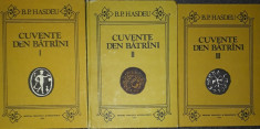 B. P. Hasdeu - Cuvente den batrani (vol. I-III) foto
