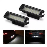 Set 2 x lampi numar LED Volkswagen GOLF 4 5, PASSAT, PASSAT CC, BEETLE, PHAETON, EOS, SCIROCCO