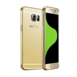 Cumpara ieftin Husa Bumper Aluminiu Metalic&nbsp;Samsung Galaxy S7 g930 Luxury Electroplacat Gold&nbsp;