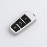 Husa Cheie VW Passat CC Passat B6 B7, Tpu, Gri- Pentru model cu keyless AutoProtect KeyCars, Oem