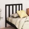 vidaXL Tăblie de pat, negru, 95x4x100 cm, lemn masiv de pin 822241