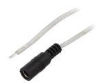 Cablu Electric 2x0,5mm2 cu Soclu DC 5,5/2,1 Transparent, Bq Cable
