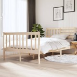 VidaXL Cadru de pat Small Double 4FT, 120x190 cm, lemn masiv