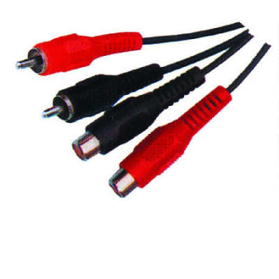 Cablu prelungitor 2x RCA 3m mama-tata Cabletech foto