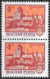 Ungaria - 1973 - Peisaje din oraș - pereche - serie completă neuzată (T237), Nestampilat