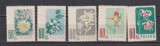 POLONIA 1957 MI.1020-1024 MNH