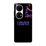 Husa compatibila cu Huawei Nova 8i model I believe I can fly, Silicon, TPU, Viceversa, Transparent, Carcasa