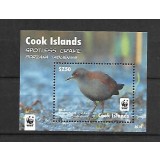 COOK ISLANDS 2014 WWF FAUNA PROTEJATA PASARI