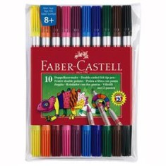 Carioca Faber Castell 2 capete 10/set foto