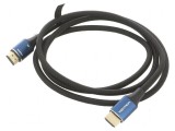 Cablu HDMI 2.1 Mufă HDMI PVC Textil Negru 2m