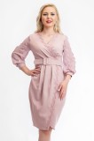 Cumpara ieftin Rochie Dama Mira Roz Deschis - M(38)