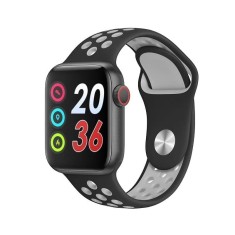 Resigilat Ceas Smartwatch Techstar&reg; W5 Negru, 1.54 inch IPS, Monitorizare Cardiaca, Tensiune, Sedentarism, Bluetooth 4.2