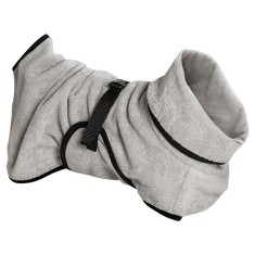 Halat de baie pentru caini Martin Rutter, lungime spate 35 cm, S, bumbac terry foto