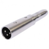 ADAPTOR XLR TATA - JACK 6.35 MAMA MONO METAL, BST