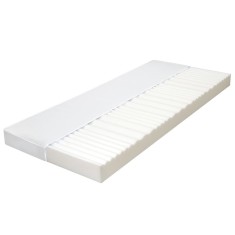 vidaXL Saltea, 120 x 200 cm, 7 zone, spumă PU, 10 cm, H2 H3 282806
