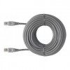Cablu Internet UTP Cat5e 30m cu Mufe RJ45, Conductor CCA, Gri