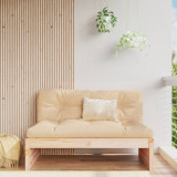 VidaXL Canapea de mijloc de grădină, 120x80 cm, lemn masiv pin