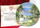 FARFURIE DECORATIVA PORTELAN LIMOGES FRANTA BRADEX CU CERTIFICAT AUTENTICITATE ANUL 1988