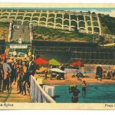 5198 - TECHIRGHIOL, Constanta, Plaja, Romania - old postcard - used - 1936