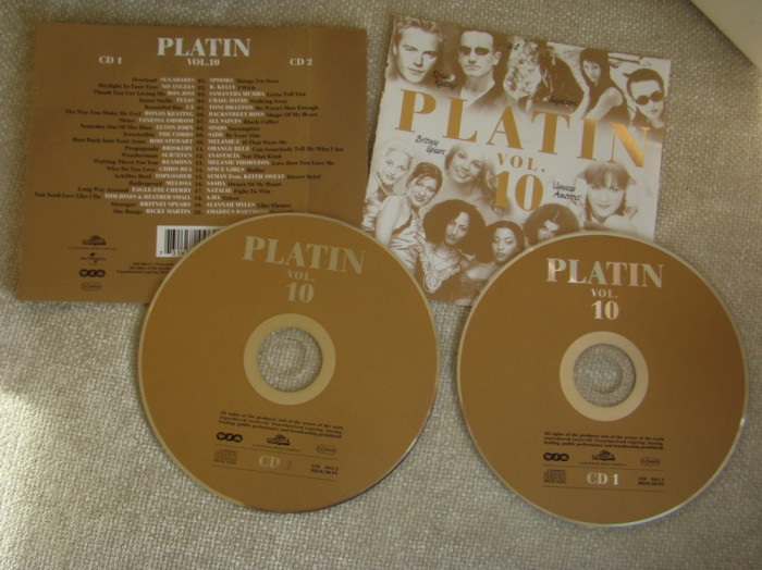 PLATIN 10 - 2 CD Originale Pop 2001
