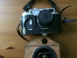 ZORKI 4 K aparat foto cu film vechi rusesc sovietic comunist anii '70-'80 made in URSS nu stiu daca functioneaza