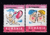 ROMANIA 2000 LP 1503 a ZIUA INDRAGOSTITILOR PERECHE EROARE COLIER DEPLASAT MNH