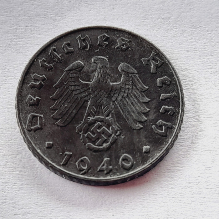 Germania Nazista 5 reichspfennig 1940 E ( Muldenh&uuml;tten)