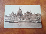 Cartev postala, Budapesta, Palatul Parlamentului, periada interbelica, circulata