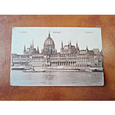 Cartev postala, Budapesta, Palatul Parlamentului, periada interbelica, circulata