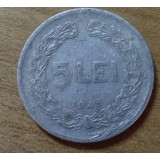 MNDRO10 moneda RPR Romania 5 lei 1948