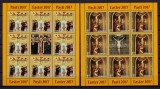 RO 2017 , LP 2137f ,&quot;Sfintele Pasti 2017&quot; - minicoli de 8 marci+1 vinieta ,MNH