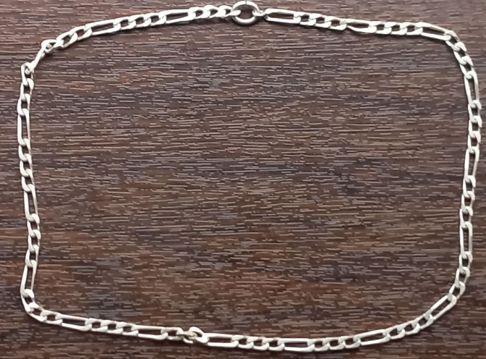 (125) LANTISOR DIN ARGINT, UNISEX, VINTAGE, 15.47 GRAME, FARA INCHIZATOARE