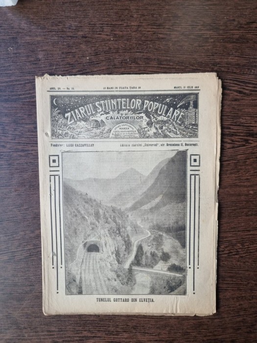 Ziarul Științelor Populare și al Călătoriilor - nr 29/1915 -