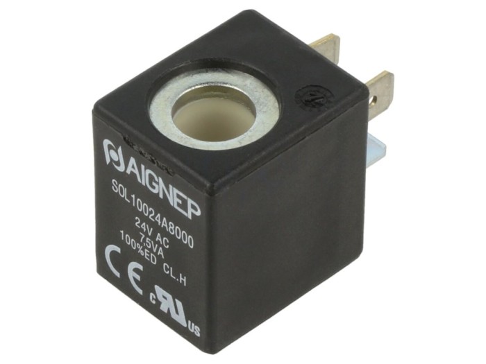 Bobină Electrovalvă IP65 24V 10mm
