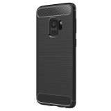 Husa SAMSUNG Galaxy S9 - Carbon (Negru) Forcell