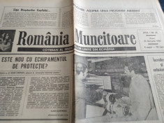 ZIARUL ROMANIA MUNCITOARE NR 25 23 FEBRUARIE 1990 foto