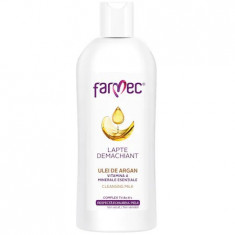 Lapte demachiant cu Ulei de Argan, 150ml, Farmec